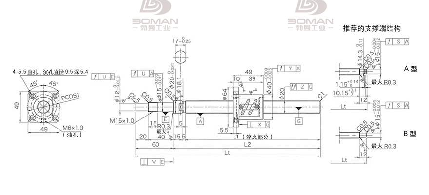 KURODA GP2004ES-AALR-0605B-C3S 黑田滚珠丝杠更换滚珠方法